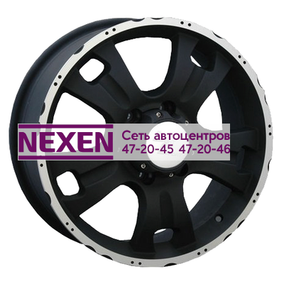 LS 7x16/5x139,7 ET5 D108,1 214 BKF (Колпак+лого)