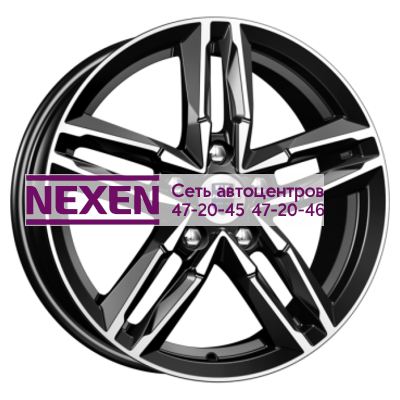 K&K 6x16/5x100 ET38 D57,1 Sayan (КС731) Алмаз черный