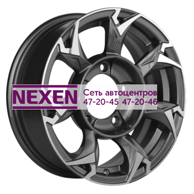 Khomen Wheels 5,5x15/5x139,7 ET5 D98,5 KHW1505 (Lada NIVA 4x4) Gray-FP