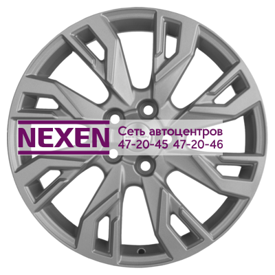 Khomen Wheels 7x18/5x114,3 ET45 D66,1 KHW1809 (Teana/X-trail) F-Silver