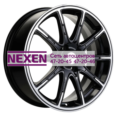 Khomen Wheels 6,5x17/4x100 ET41 D60,1 KHW1707 (XRay) Black-FP