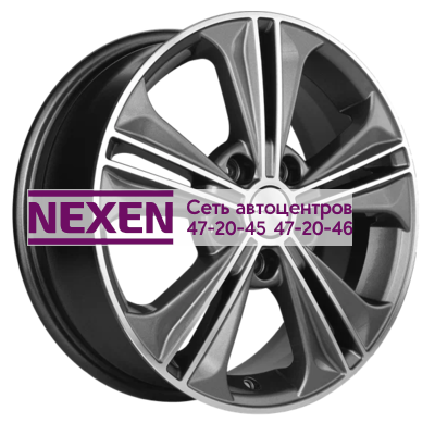Khomen Wheels 6x16/5x114,3 ET43 D67,1 KHW1603 (Creta/Seltos) Gray-FP