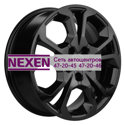 Khomen Wheels 6,5x17/5x108 ET33 D60,1 KHW1711 (Chery tiggo 7pro) Black
