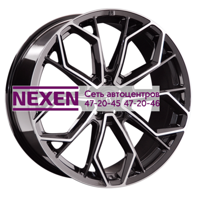 Replay 9,5x22/5x120 ET49 D72,6 LR92 BKF (конус, LR002)