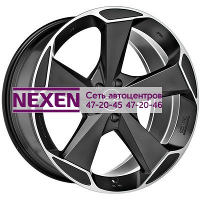 OZ 9x21/5x112 ET50 D79 Aspen HLT Matt Black + Diamond Cut