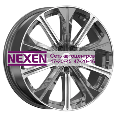 Premium Series 7x19/5x112 ET34 D66,6 КР013 (Audi Q5) Diamond Gloss Graphite
