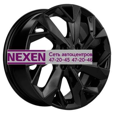 Khomen Wheels 6x15/4x100 ET39 D56,6 KHW1508 (Cobalt) Black