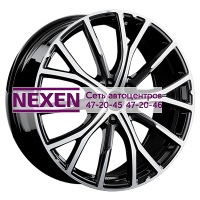 LS Forged 8x19/5x120 ET30 D72,6 LS FG21 BKF (конус, C570)