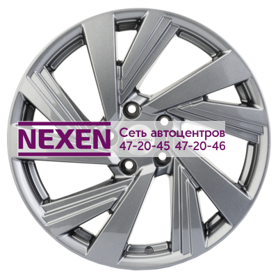 Khomen Wheels 7,5x18/5x112 ET43 D57,1 KHW1801 (Kodiaq/Tiguan) Gray