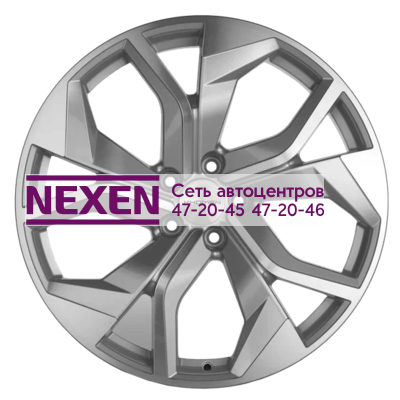 Khomen Wheels 8,5x20/5x112 ET20 D66,5 KHW2006 (Q8) Brilliant Silver