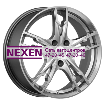 K&K 7x17/5x105 ET40 D56,6 Солар (КС875) Дарк платинум
