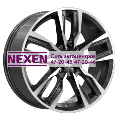 K&K 8x18/5x115 ET40 D70,2 Борэй (КС901) Алмаз черный