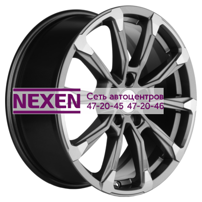 Khomen Wheels 7,5x18/5x108 ET47 D60,1 KHW1808 (Chery Tiggo 8/8 Pro) Gray-FP