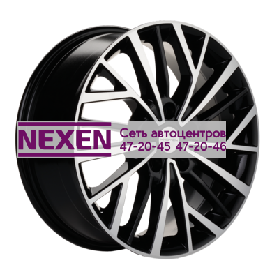 Khomen Wheels 7x17/5x114,3 ET50 D67,1 KHW1717 (CX-5/Seltos/Optima) Black-FP