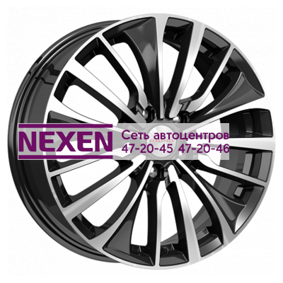 K&K 6,5x17/4x100 ET41 D60,1 Flanker-оригинал (КС751) Алмаз черный