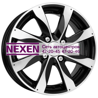 K&K 6x15/4x108 ET50 D63,35 Джемини (КС617) Алмаз черный КС617