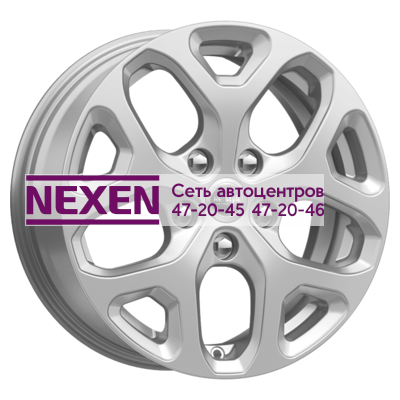 K&K 6,5x16/4x100 ET43 D60,1 КС869 Сильвер