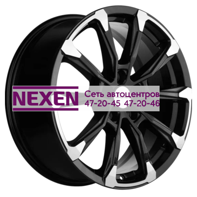 Khomen Wheels 7,5x18/5x108 ET35 D65,1 KHW1808 (Exeed TXL) Black-FP