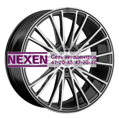 LS FlowForming 9x21/5x112 ET25 D66,6 RC60 BKF (конус)