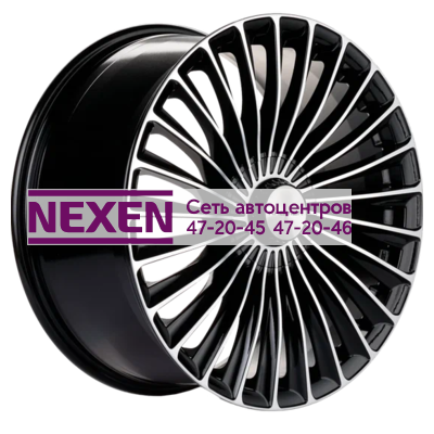 Khomen Wheels 9,5x20/5x112 ET38 D66,6 KHW2008 (Mercedes Rear) Black-FP