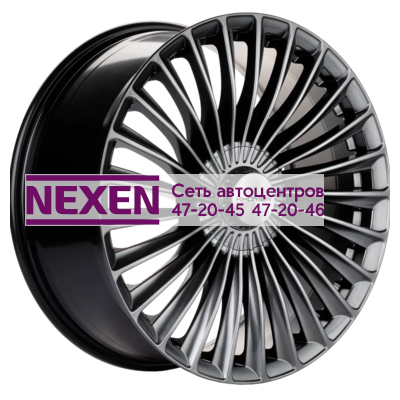 Khomen Wheels 9,5x20/5x112 ET38 D66,6 KHW2008 (Mercedes Rear) Dark Chrome