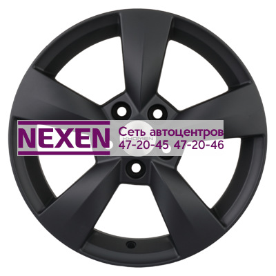 Khomen Wheels 6x15/5x100 ET43 D57,1 KHW1504 (Fabia) Black matt