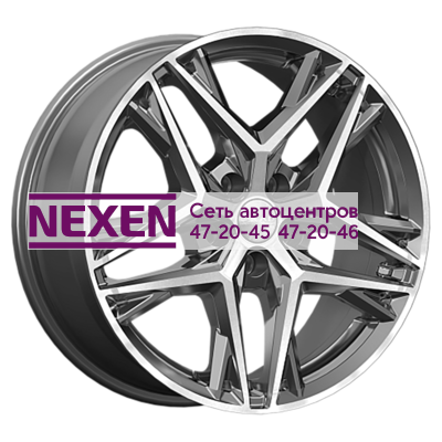 Скад 8x18/5x130 ET50 D71,6 Челси (КЛ1100) Алмаз графит