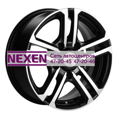 Khomen Wheels 6,5x16/5x139,7 ET35 D98,5 KHW1602 (Niva 4x4 Bronto) Black-FP