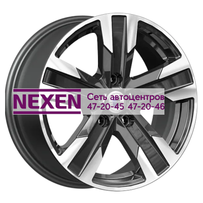 K&K 7x16/5x110 ET39 D65,1 Висмут (КС100) Алмаз черный