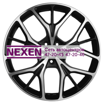 Khomen Wheels 8x20/5x108 ET46 D63,4 KHW2012 (Geely Monjaro (KX11)) Black-FP