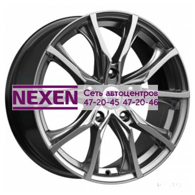 K&K 7,5x17/5x120 ET32 D72,6 Твист-оригинал (КС697М) Дарк платинум