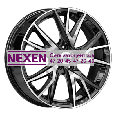 K&K 6,5x18/5x108 ET52 D60,1 Кайлас (КС1054) Алмаз черный