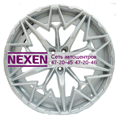 Khomen Wheels 10x22/5x112 ET30 D66,6 ZEUS 2202 (X5/X6/X7/Cullinan) Brilliant Silver