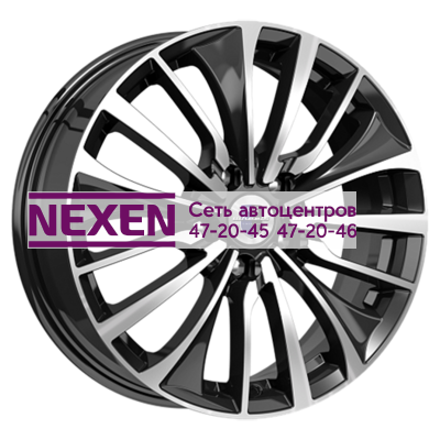 K&K 6,5x17/5x112 ET46 D57,1 Flanker (КС1097) Алмаз черный