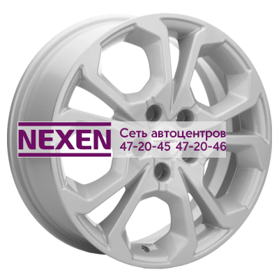 Khomen Wheels 6,5x17/5x108 ET33 D60,1 KHW1711 (Chery tiggo 7pro) F-Silver
