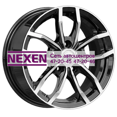 K&K 6,50x15/5x112 ET43 D57,1 Фрост (КС1048) Алмаз черный