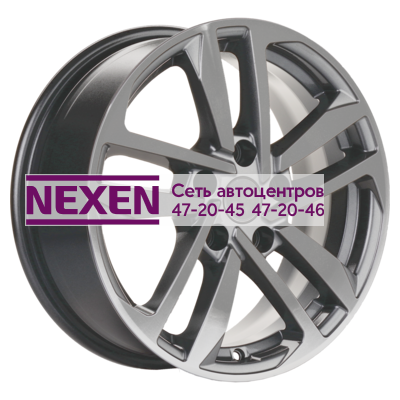 Khomen Wheels 6,5x16/5x112 ET46 D57,1 KHW1612 (Octavia A7) Gray