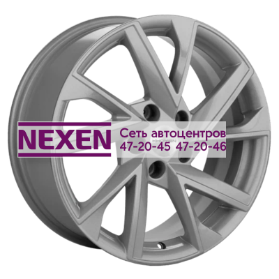 Khomen Wheels 7x17/5x108 ET40 D54,1 KHW1714 (Jac/Москвич 3) F-Silver