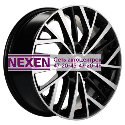 Khomen Wheels 6,5x17/5x108 ET33 D60,1 KHW1717 (Chery Tiggo 7pro/Exeed LX) Black-FP