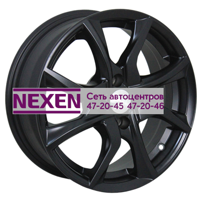 Скад 6x15/4x98 ET35 D58,6 Тулон (КЛ233) Черный бархат