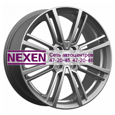 K&K 7x17/5x100 ET40 D67,1 Эрфурт (КС898) Дарк платинум
