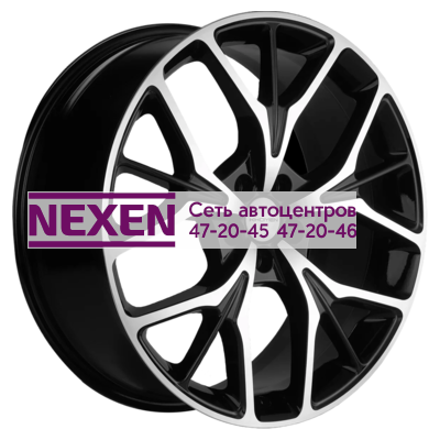 Khomen Wheels 8x20/5x120 ET41,5 D66,1 KHW2012 (Voyah Dream) Black-FP