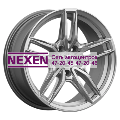 K&K 8x17/5x114,3 ET40 D66,1 Бартон (КС1110) Дарк платинум