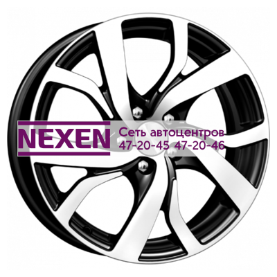 K&K 6x15/5x112 ET43 D57,1 Палермо-оригинал (КС668) Алмаз черный
