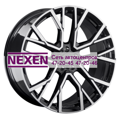 LS Forged 9x21/5x112 ET20 D66,6 LS FG07 BKF (конус, C570)