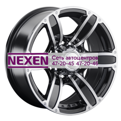 LS 10x16/6x139,7 ET-35 D106,1 890 MBF (конус, Колпак+лого)