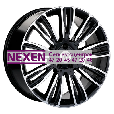 Khomen Wheels 8,5x20/5x108 ET45 D63,4 KHW2004 (Velar) Black-FP
