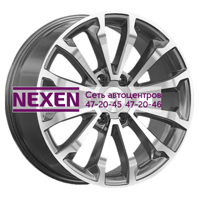 Premium Series 8,5x20/6x139,7 ET27 D77,9 КР006 (Chevrolet Tahoe IV) Diamond Gloss Graphite