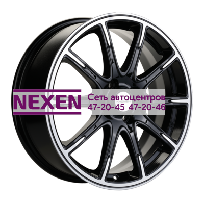 Khomen Wheels 6,5x17/4x100 ET50 D60,1 KHW1707 (Lada Vesta) Black-FP