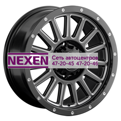 LS 8,5x17/5x150 ET30 D110,1 1347 BKS+SSF (конус, Колпак+лого)